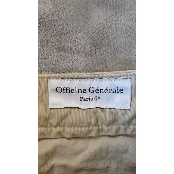 Officine Generale Megane Tan Khaki Pants - Picture 3 of 4